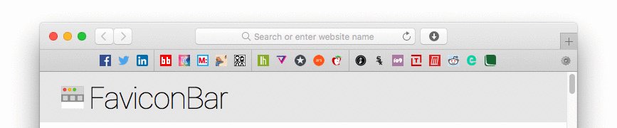 FavIcon Bar screenshot